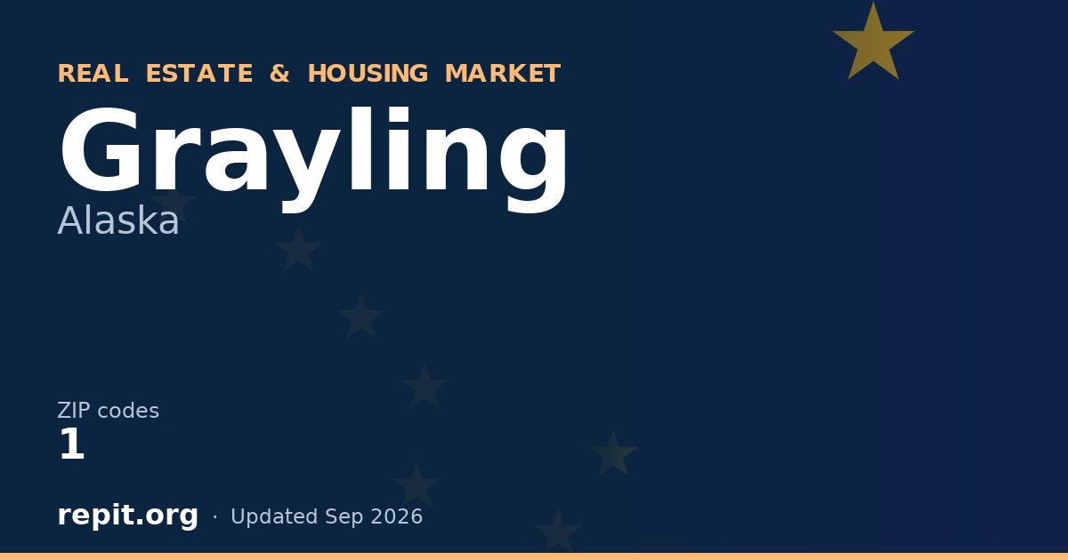 Grayling, AK real estate and housing market — 1 ZIP code