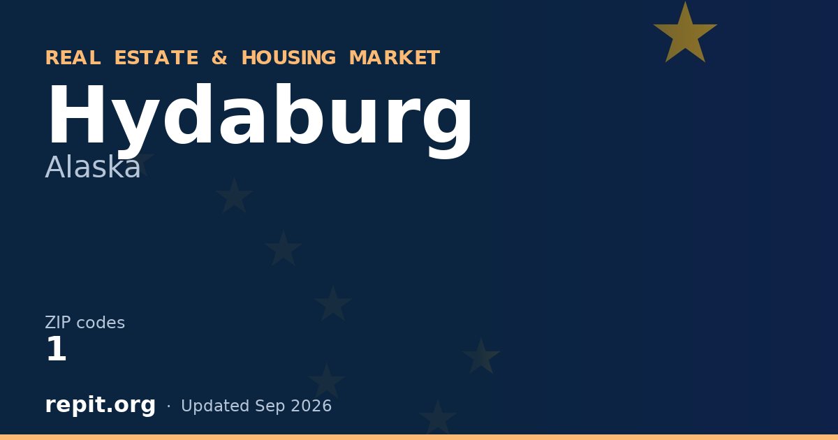 Hydaburg, AK real estate and housing market — 1 ZIP code