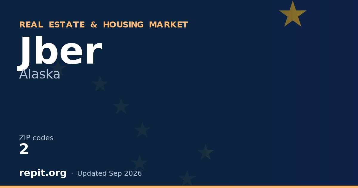Jber, AK real estate and housing market — 2 ZIP codes
