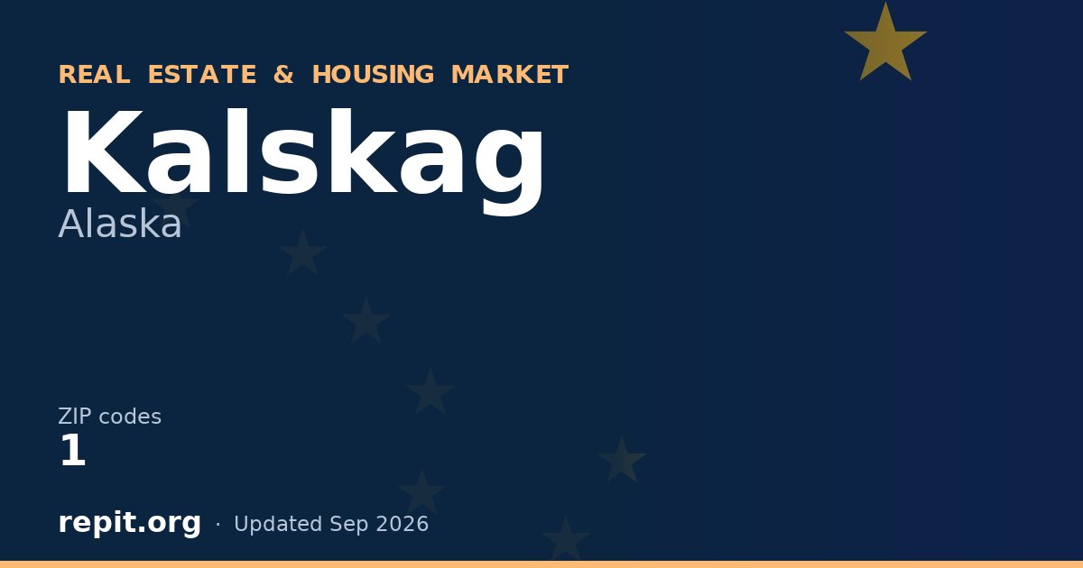 Kalskag, AK real estate and housing market — 1 ZIP code