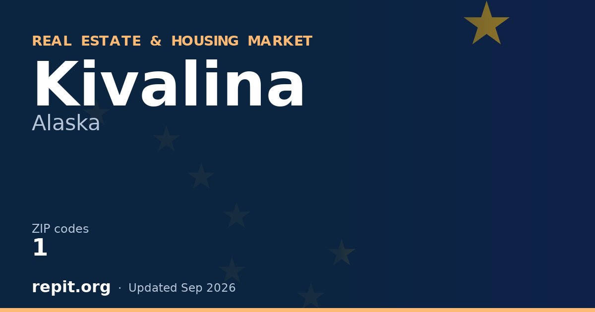Kivalina, AK real estate and housing market — 1 ZIP code