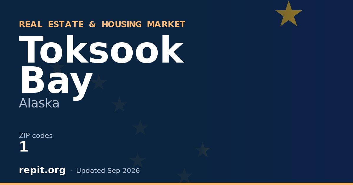 Toksook Bay, AK real estate and housing market — 1 ZIP code