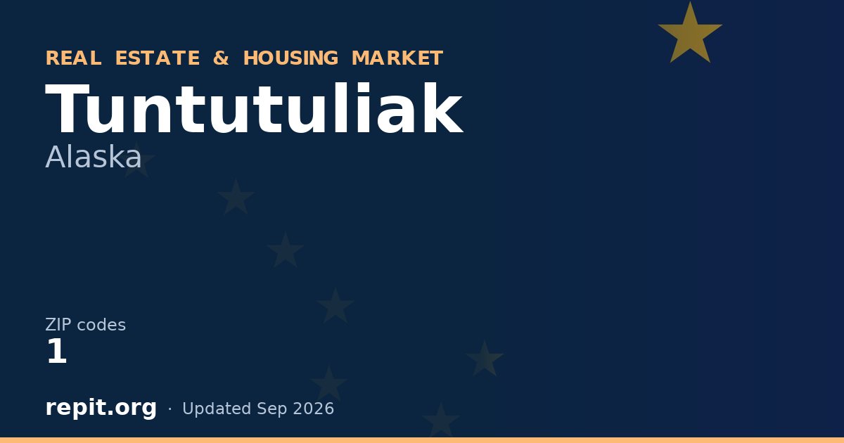 Tuntutuliak, AK real estate and housing market — 1 ZIP code