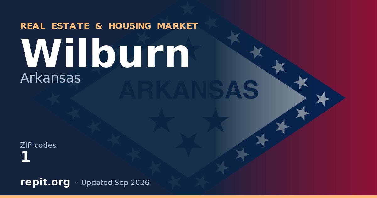 Wilburn, AR real estate and housing market — 1 ZIP code