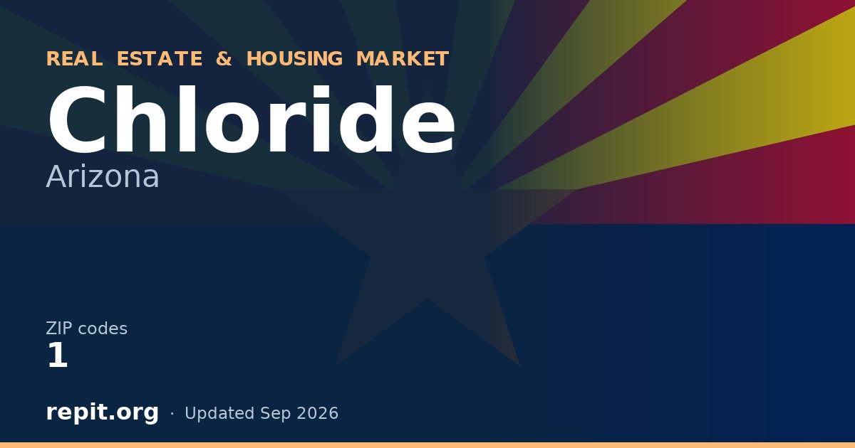 Chloride, AZ real estate and housing market — 1 ZIP code