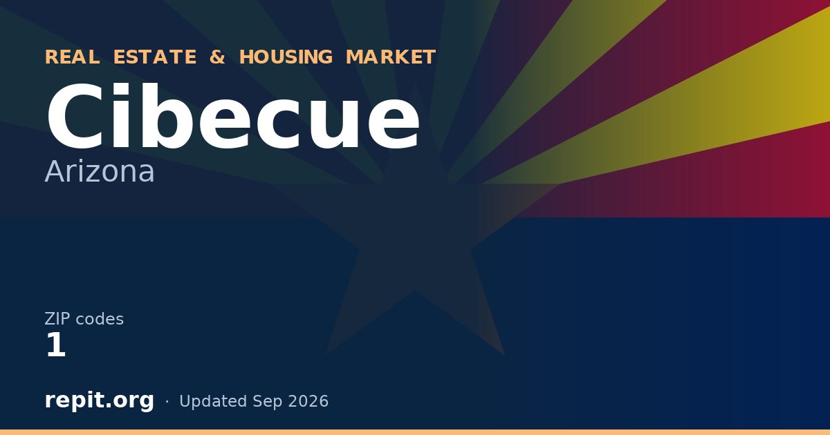 Cibecue, AZ real estate and housing market — 1 ZIP code