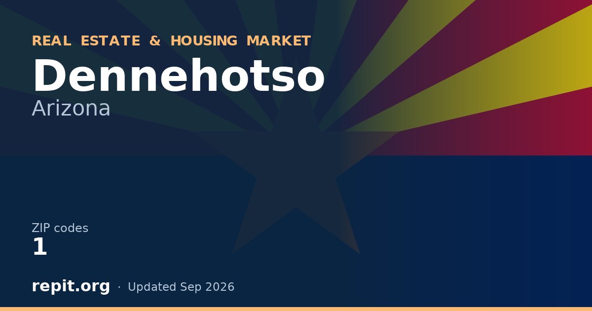Dennehotso, AZ real estate and housing market — 1 ZIP code