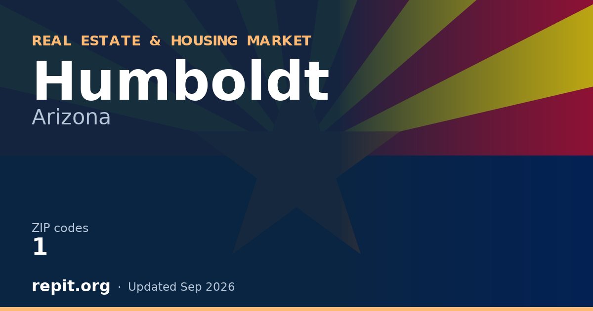 Humboldt, AZ real estate and housing market — 1 ZIP code