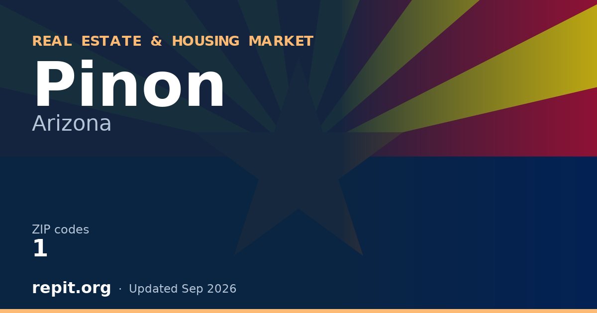 Pinon, AZ real estate and housing market — 1 ZIP code