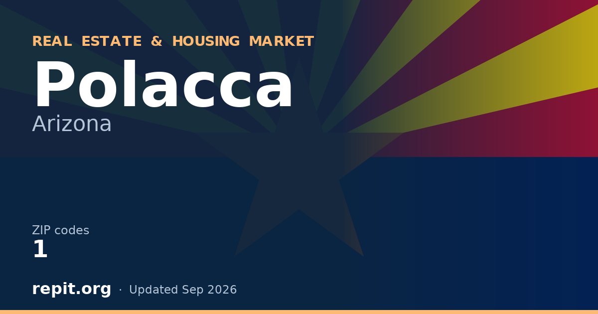 Polacca, AZ real estate and housing market — 1 ZIP code