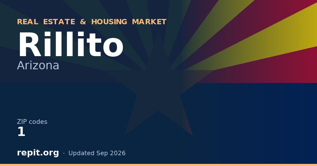 Rillito, AZ real estate and housing market — 1 ZIP code