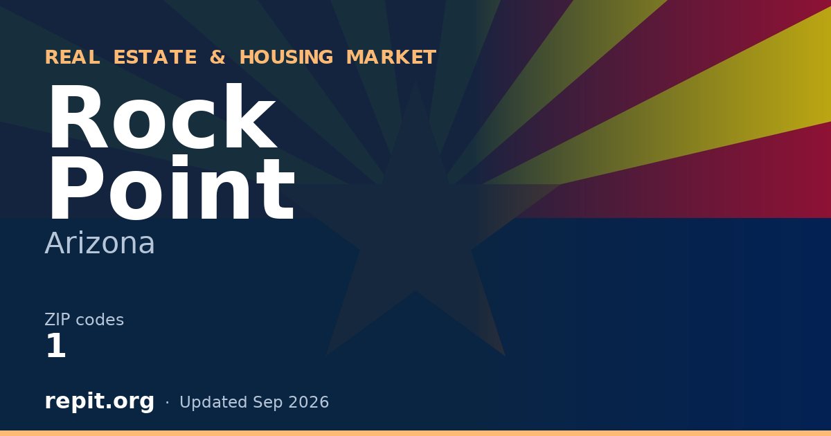 Rock Point, AZ real estate and housing market — 1 ZIP code