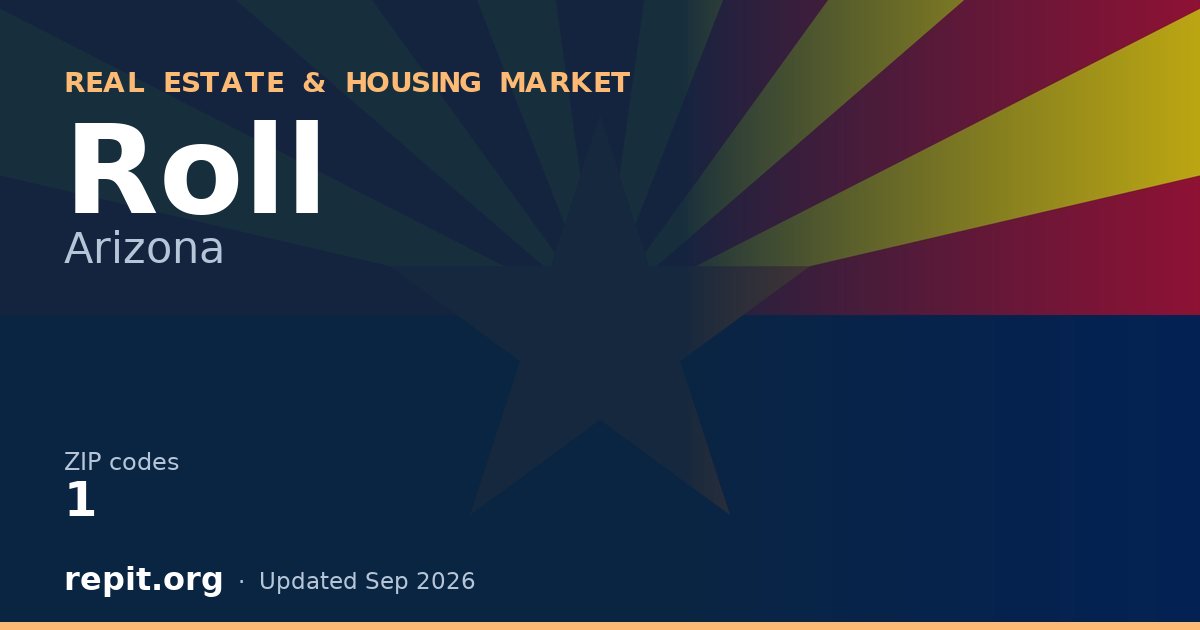 Roll, AZ real estate and housing market — 1 ZIP code