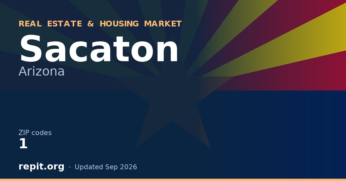 Sacaton, AZ real estate and housing market — 1 ZIP code