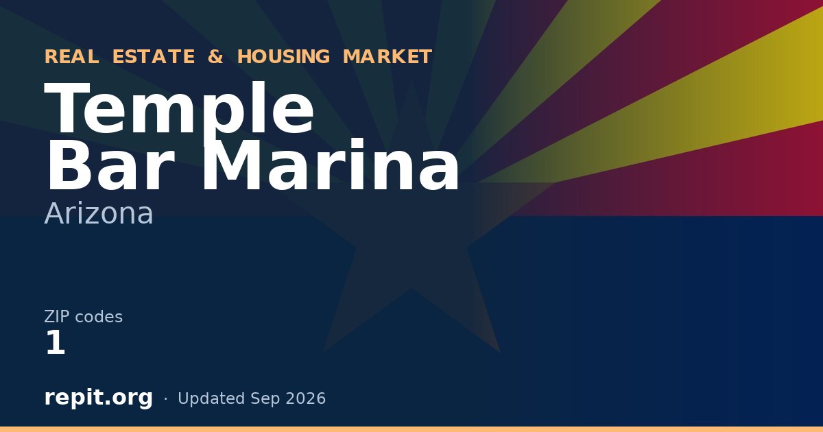 Temple Bar Marina, AZ real estate and housing market — 1 ZIP code