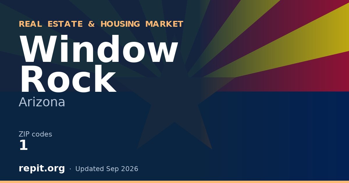 Window Rock, AZ real estate and housing market — 1 ZIP code