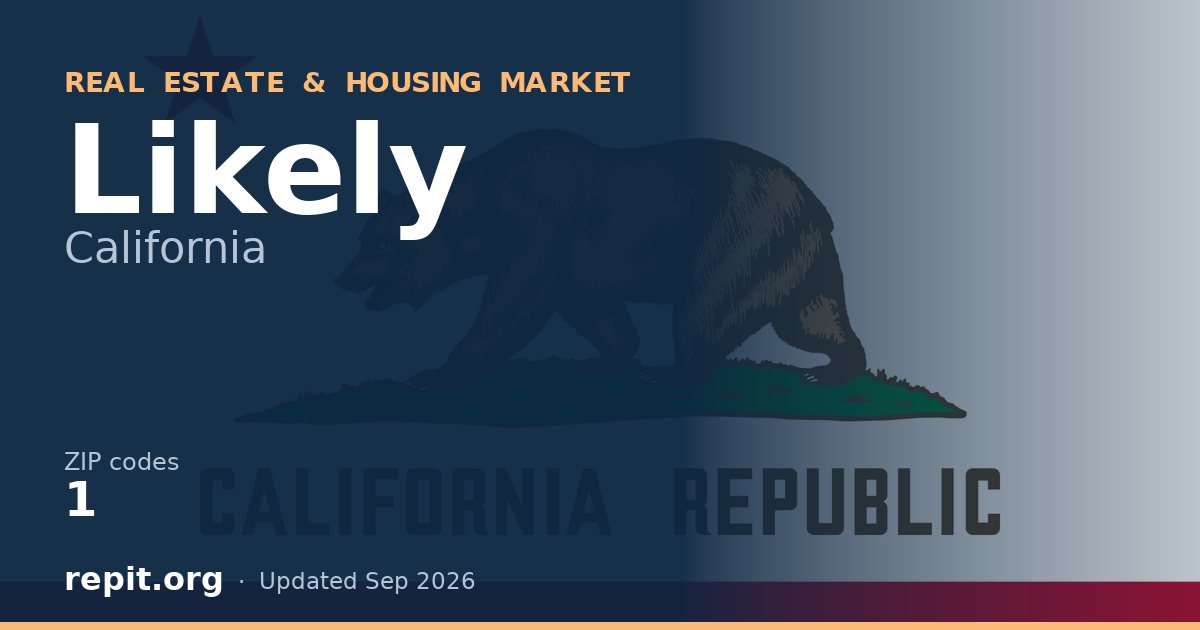 Likely, CA real estate and housing market — 1 ZIP code