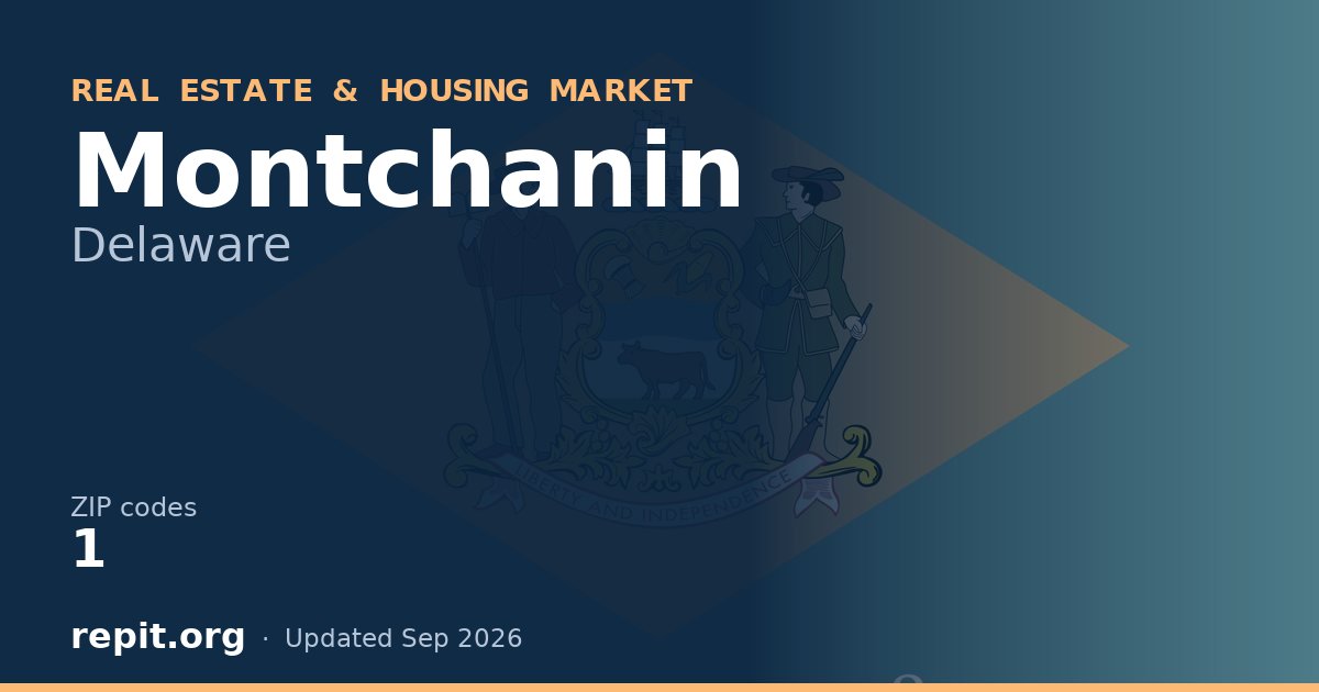 Montchanin, DE real estate and housing market — 1 ZIP code