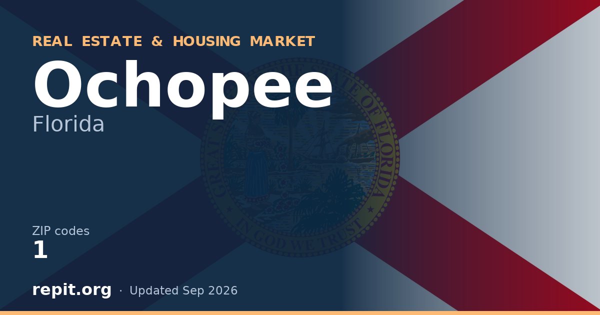 Ochopee, FL real estate and housing market — 1 ZIP code