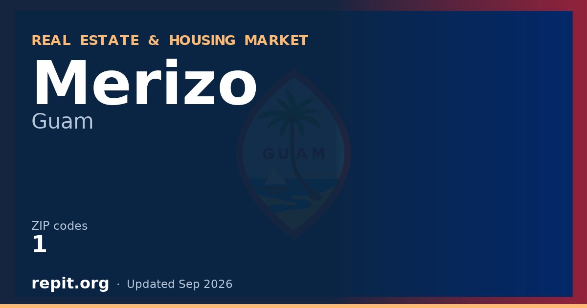 Merizo, GU real estate and housing market — 1 ZIP code