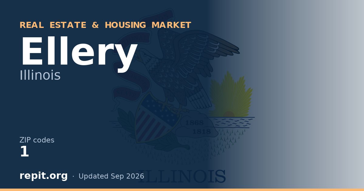 Ellery, IL real estate and housing market — 1 ZIP code