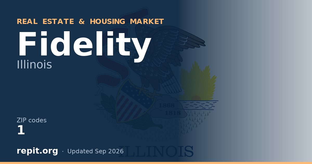 Fidelity, IL real estate and housing market — 1 ZIP code