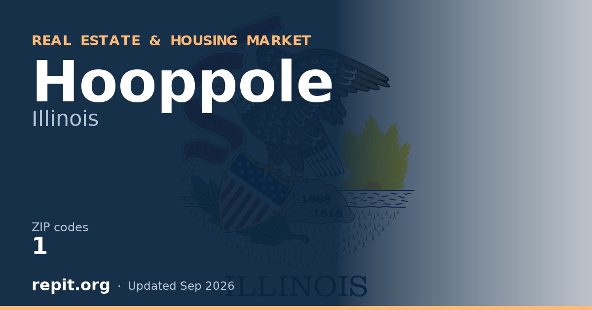 Hooppole, IL real estate and housing market — 1 ZIP code