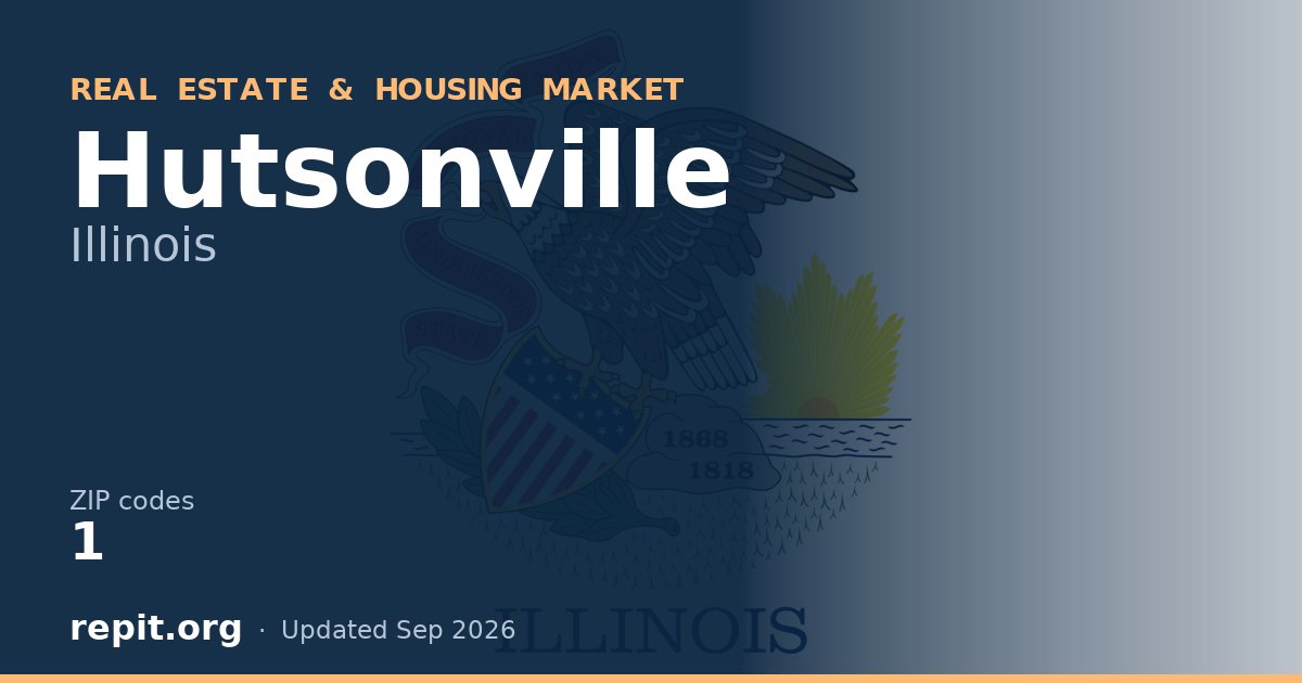 Hutsonville, IL real estate and housing market — 1 ZIP code