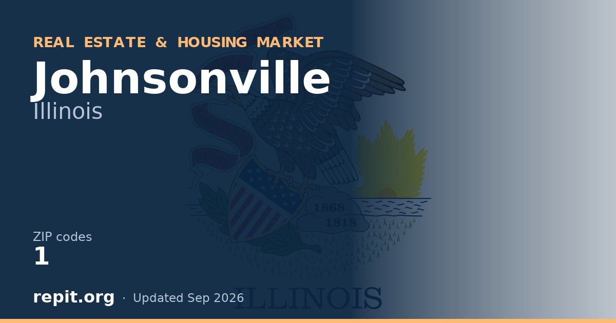 Johnsonville, IL real estate and housing market — 1 ZIP code