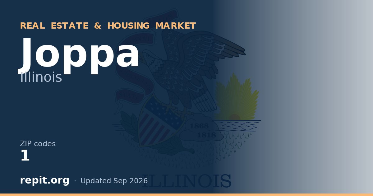Joppa, IL real estate and housing market — 1 ZIP code
