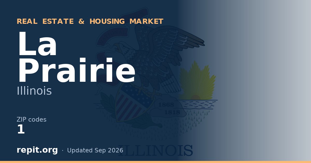 La Prairie, IL real estate and housing market — 1 ZIP code