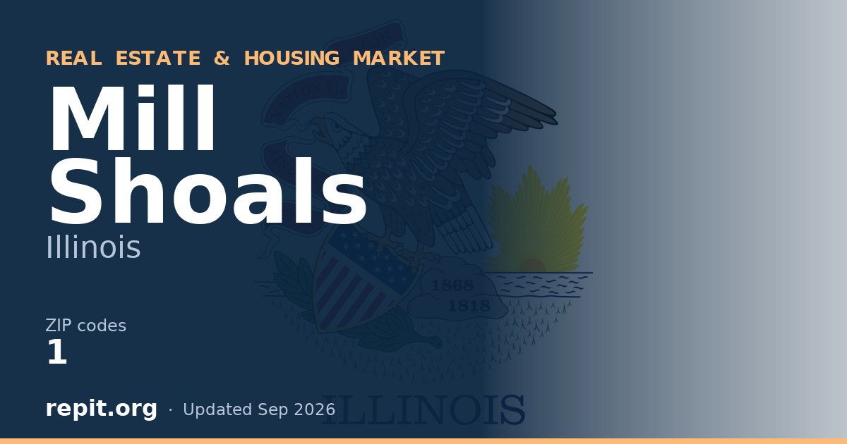 Mill Shoals, IL real estate and housing market — 1 ZIP code