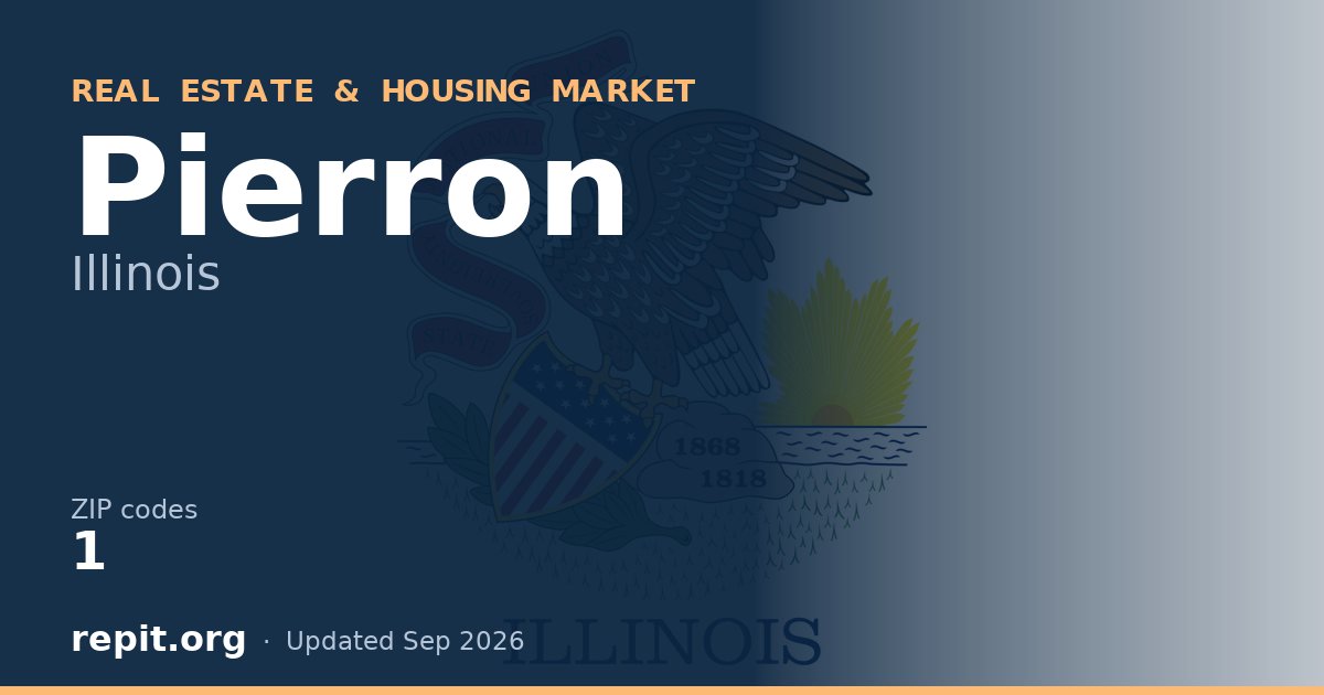 Pierron, IL real estate and housing market — 1 ZIP code
