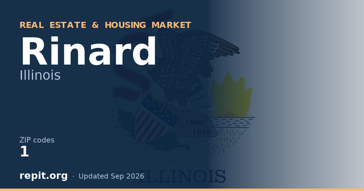 Rinard, IL real estate and housing market — 1 ZIP code