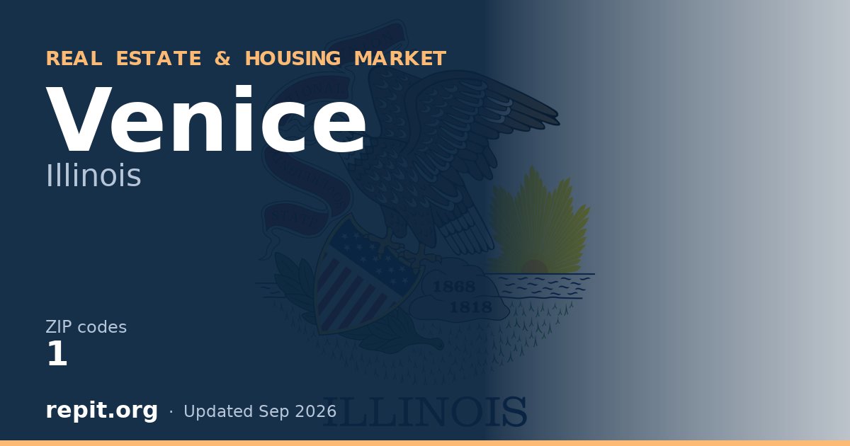 Venice, IL real estate and housing market — 1 ZIP code