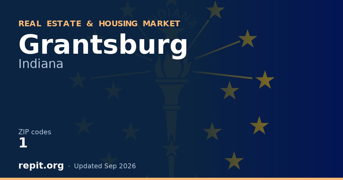 Grantsburg, IN real estate and housing market — 1 ZIP code