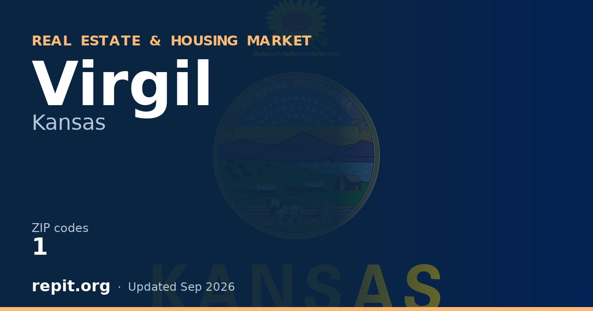 Virgil, KS real estate and housing market — 1 ZIP code