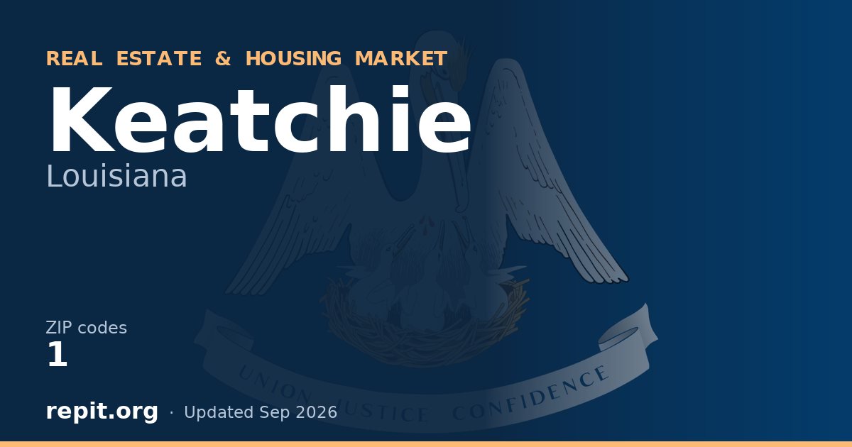 Keatchie, LA real estate and housing market — 1 ZIP code