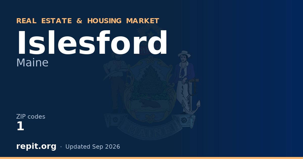 Islesford, ME real estate and housing market — 1 ZIP code