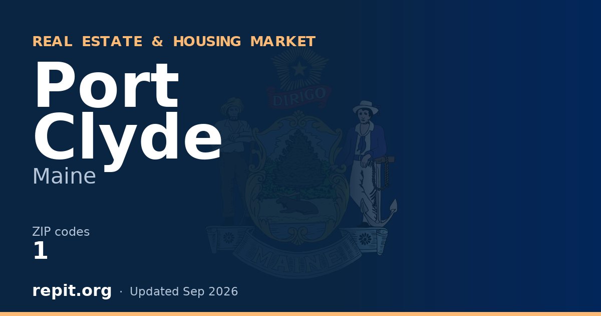 Port Clyde, ME real estate and housing market — 1 ZIP code