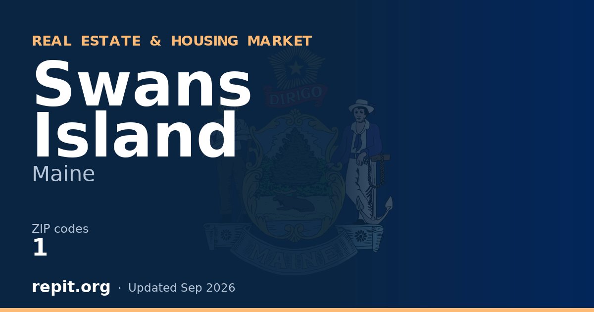 Swans Island, ME real estate and housing market — 1 ZIP code