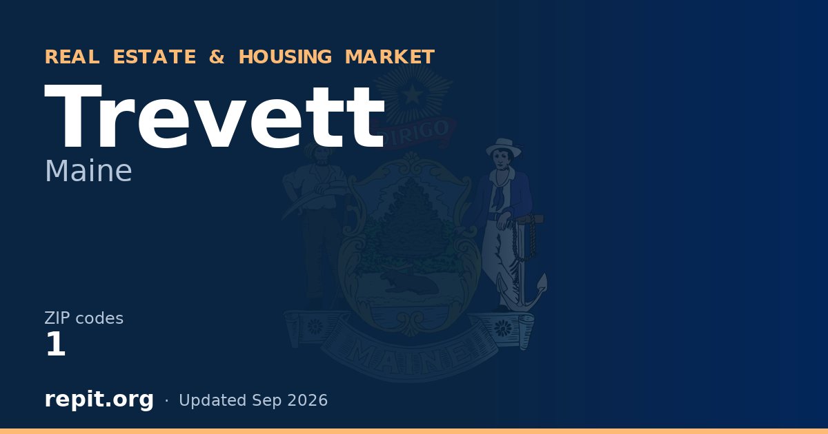 Trevett, ME real estate and housing market — 1 ZIP code