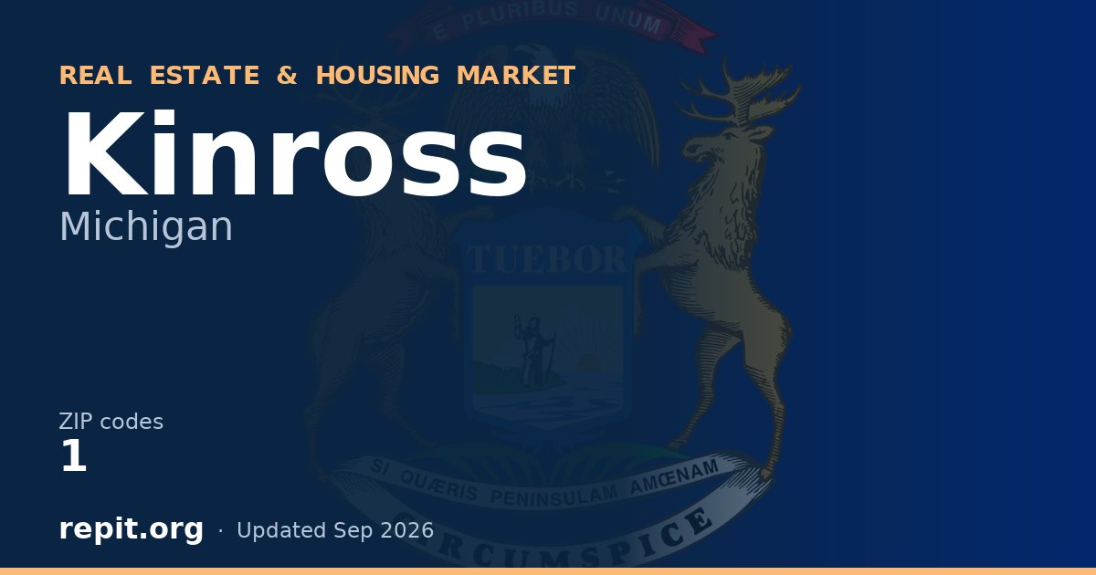 Kinross, MI real estate and housing market — 1 ZIP code