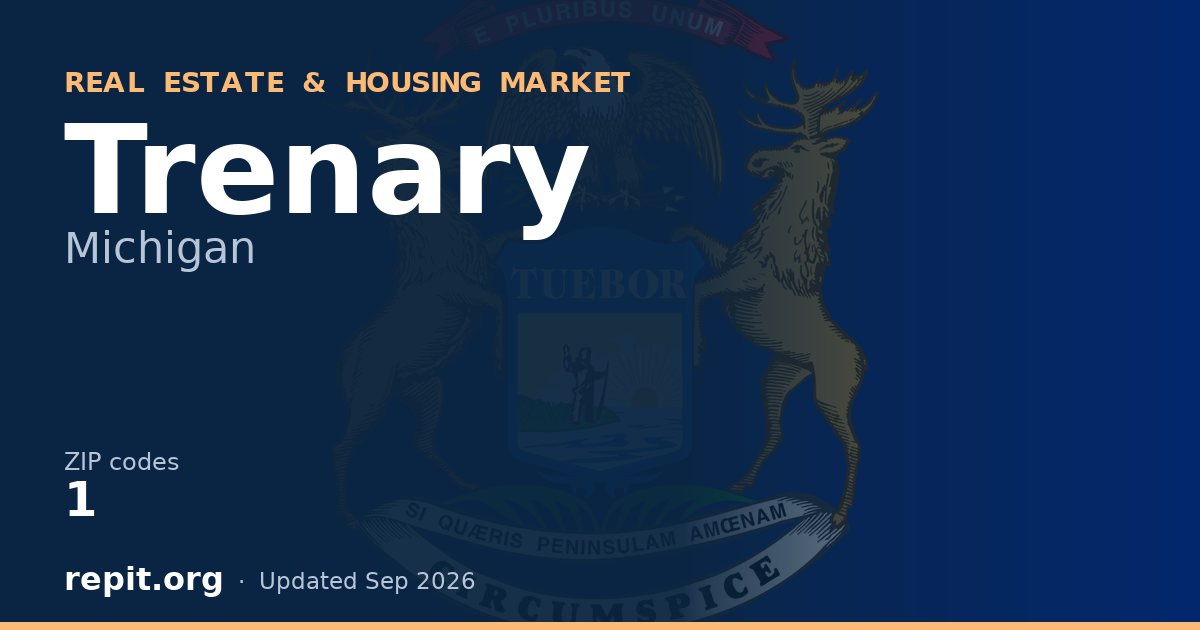 Trenary, MI real estate and housing market — 1 ZIP code