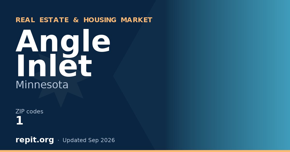 Angle Inlet, MN real estate and housing market — 1 ZIP code