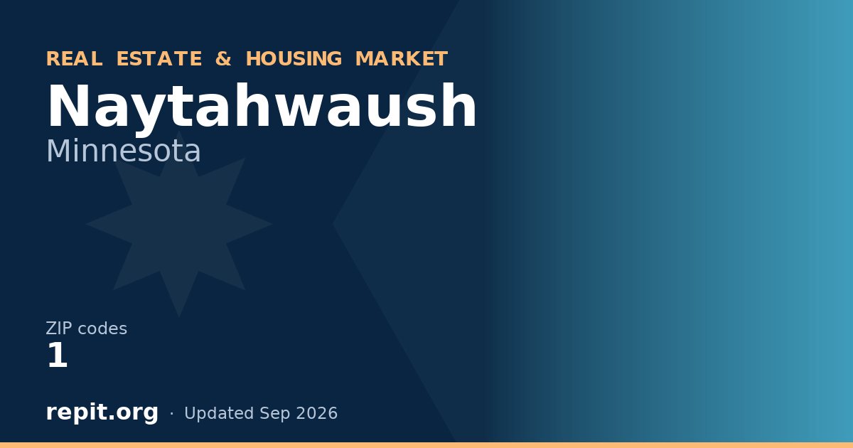 Naytahwaush, MN real estate and housing market — 1 ZIP code