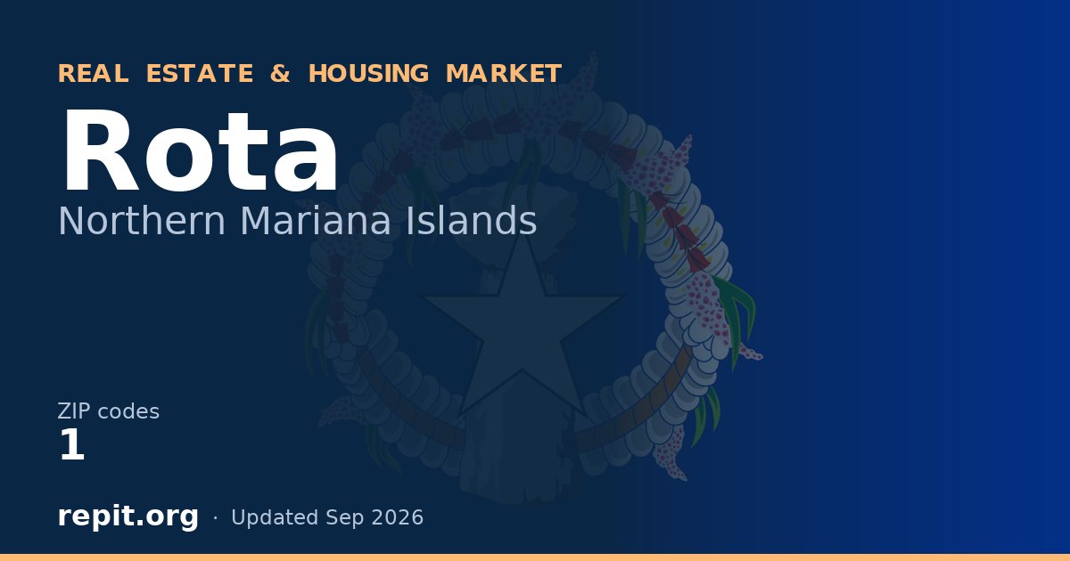 Rota, MP real estate and housing market — 1 ZIP code