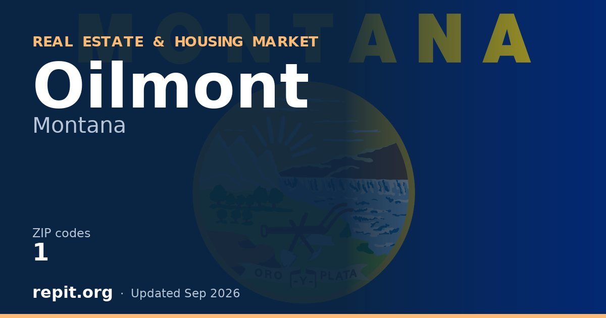 Oilmont, MT real estate and housing market — 1 ZIP code