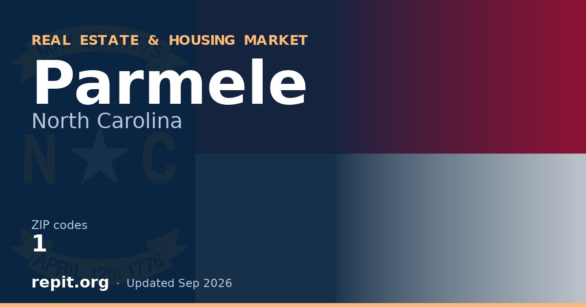 Parmele, NC real estate and housing market — 1 ZIP code
