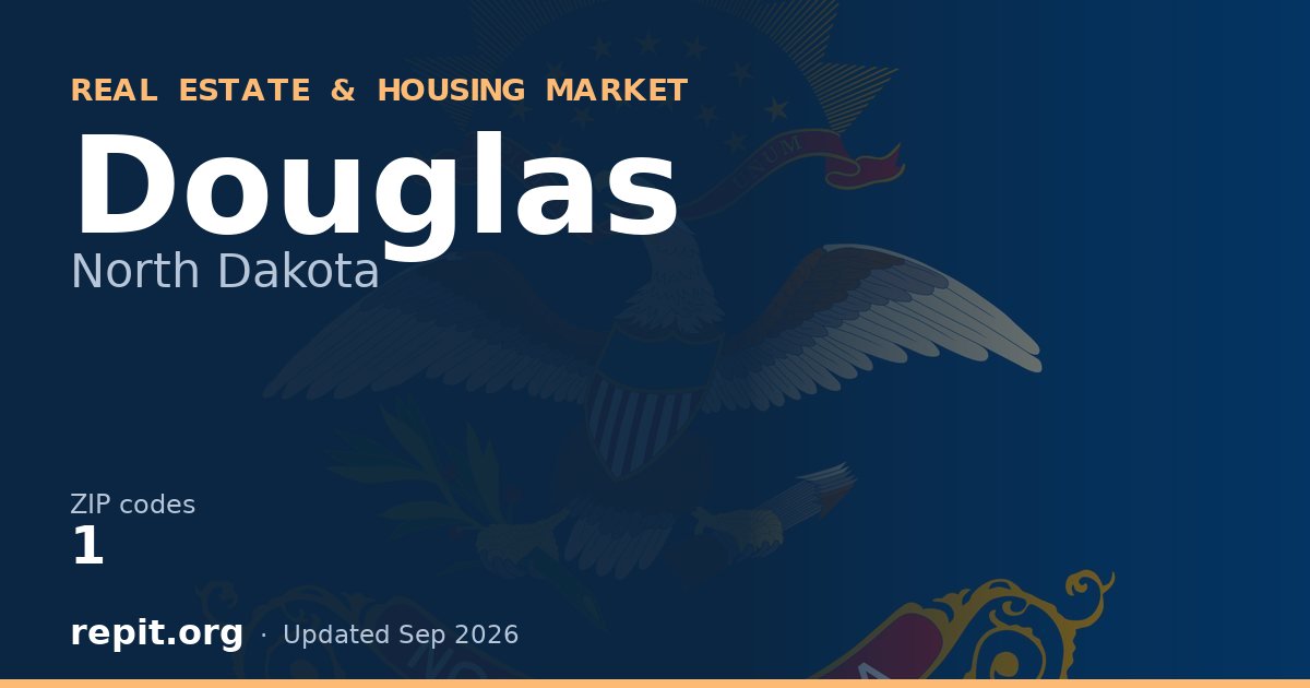 Douglas, ND real estate and housing market — 1 ZIP code
